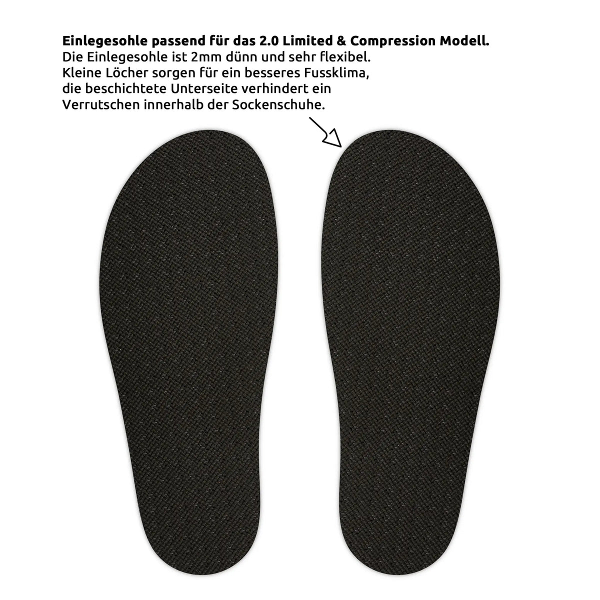 Einlegesohlen für Skinners Sockenschuhe