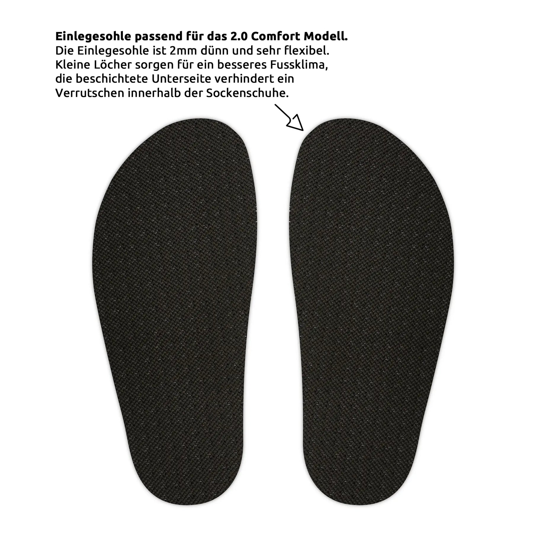 Einlegesohlen für Skinners Sockenschuhe