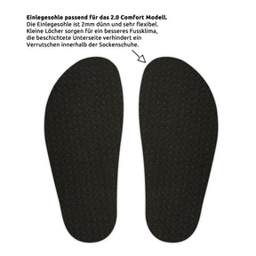 Einlegesohlen für Skinners Sockenschuhe