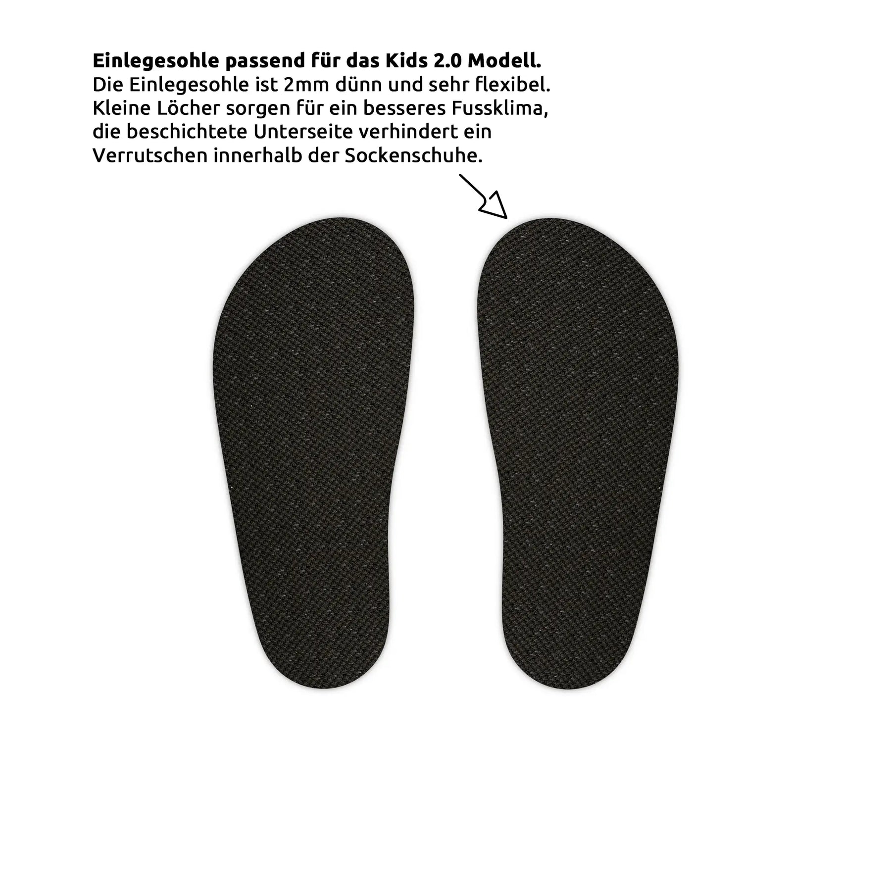 Einlegesohlen für Skinners Sockenschuhe