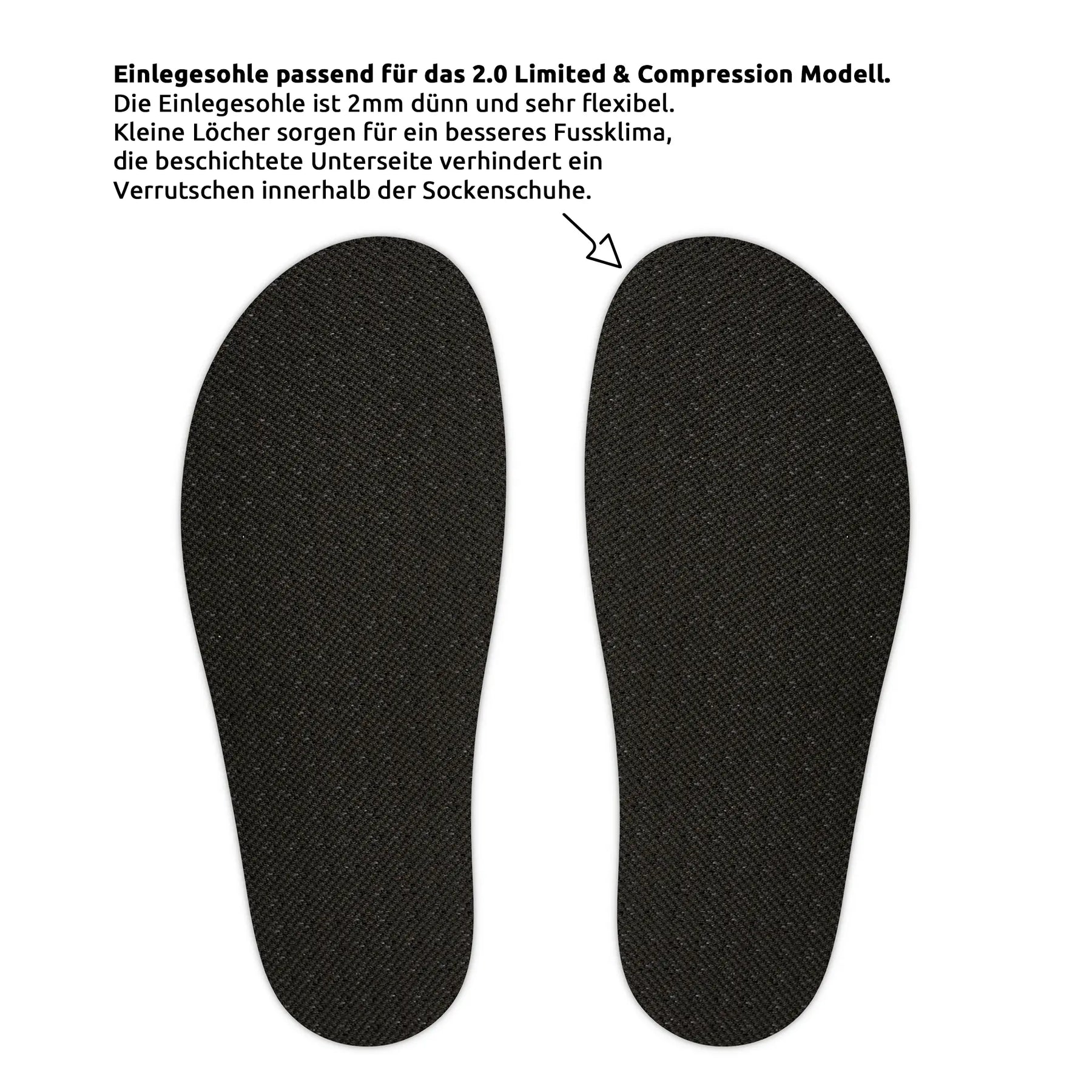 Einlegesohlen für Skinners Sockenschuhe