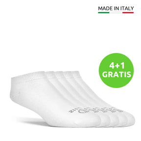 Sneaker Socken aus Merino Wolle | Weiss